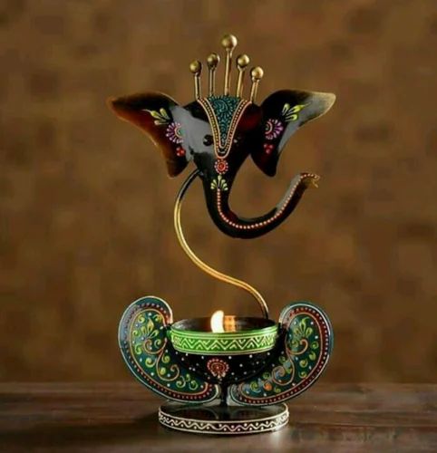 GaneshJi T Light Candle Holder