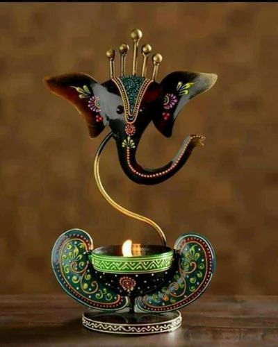 GaneshJi T Light Candle Holder